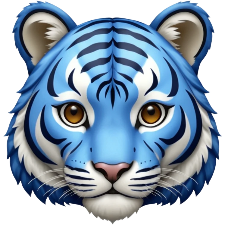 blue tiger emoji