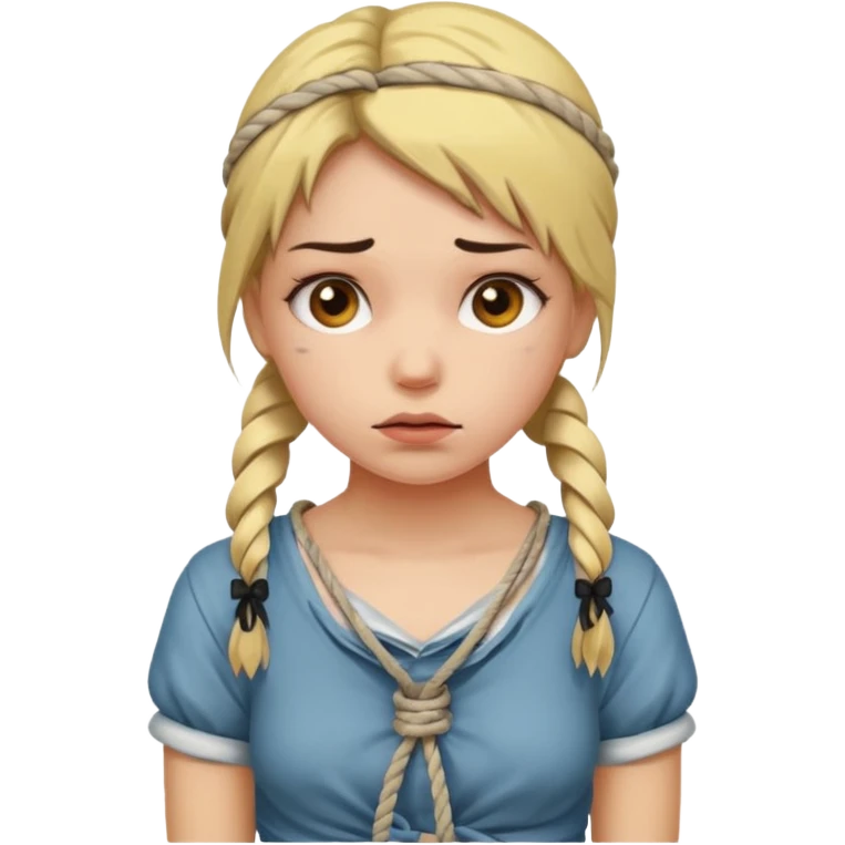 Bdsm girl emoji tied up emoji