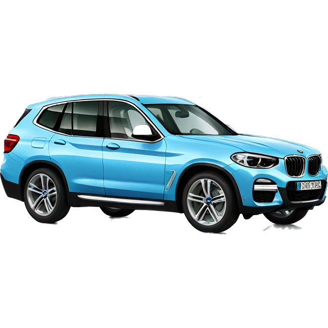 BMW X3 babyblue emoji