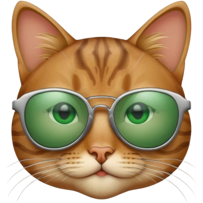 Cat wearing sunglasses emoji