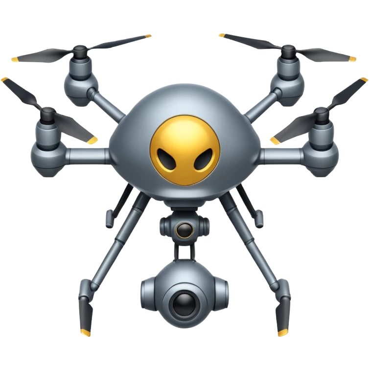 generate realistic combat drone controlled by ai emoji