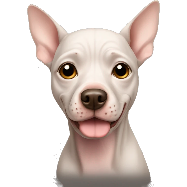 Hairless dog  emoji