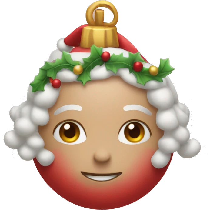 christmas heart emoji