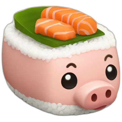 Sushi cochon d Inde emoji