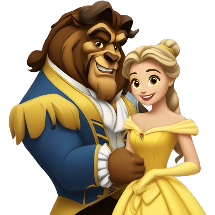 Beauty and the beast  emoji