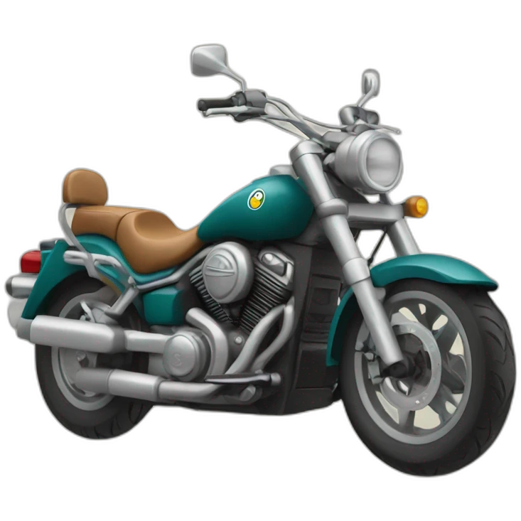 Taureau moto crosse emoji
