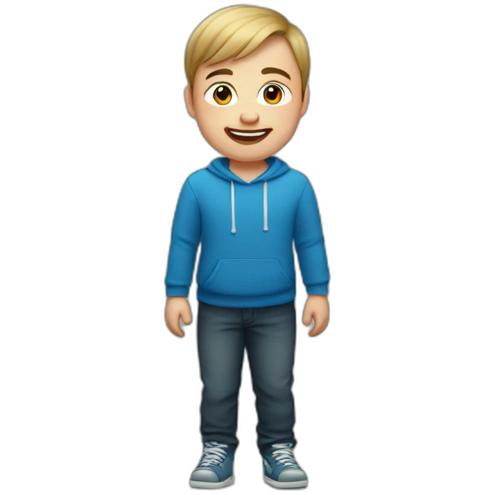 Down syndrome young man emoji