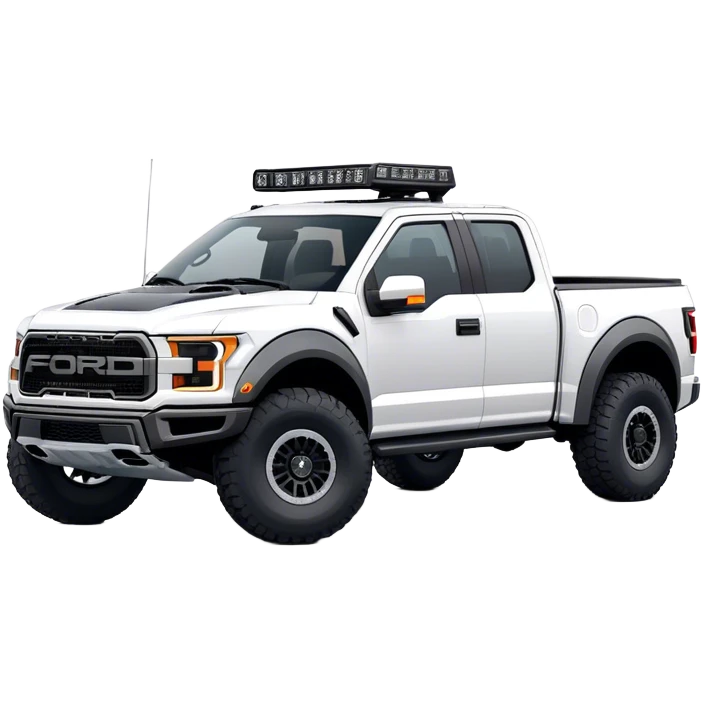Ford f150 Raptor - Ford (Model Year: 2024) (Iconic colour: White) emoji