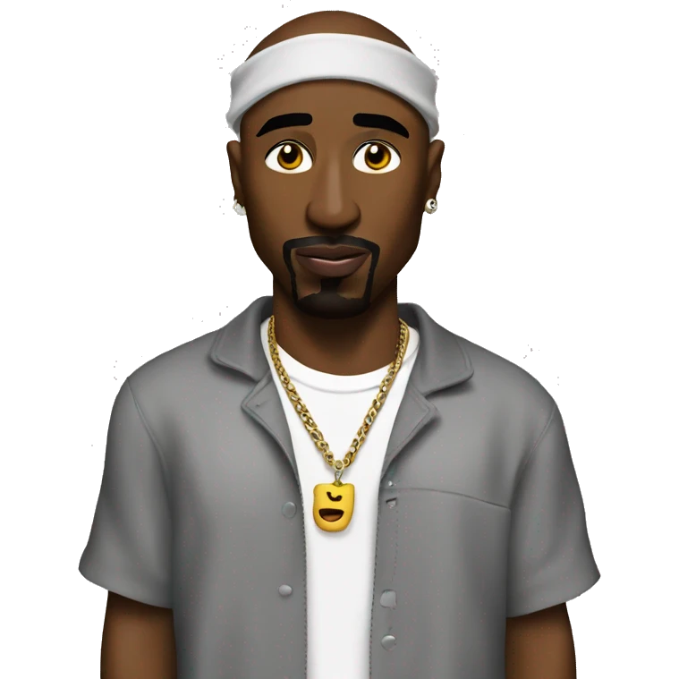 Tupac  emoji