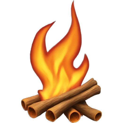 Winter fire emoji