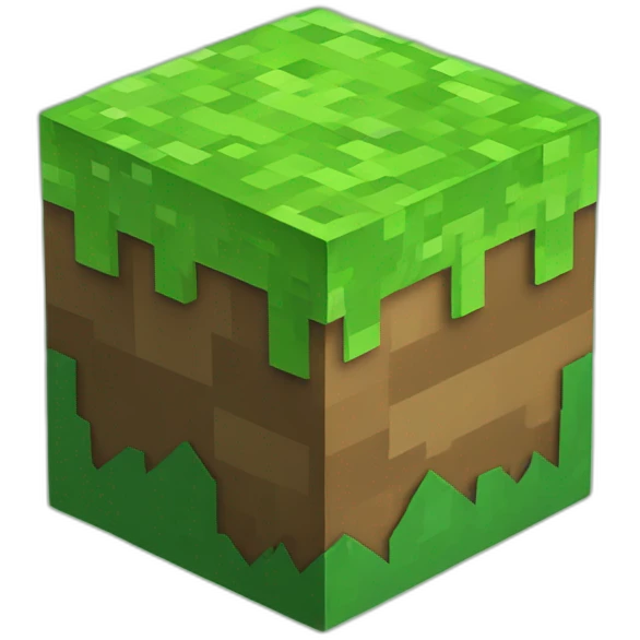 Minecraft grass block emoji