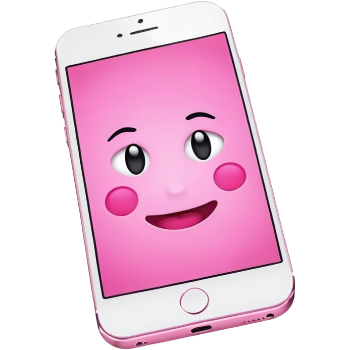 pink iphone emoji