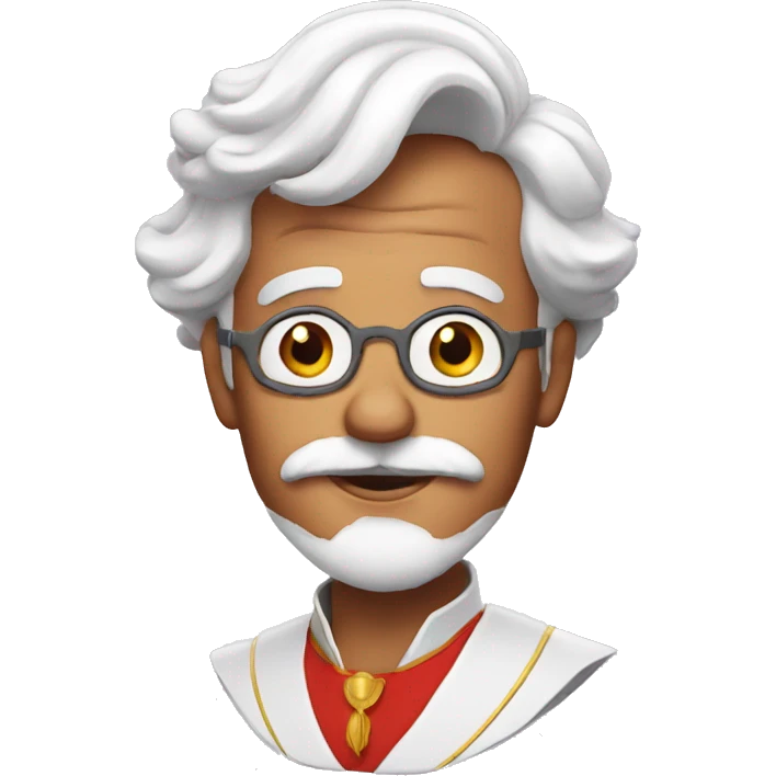 Aladdin combined with Colonel Sanders. emoji