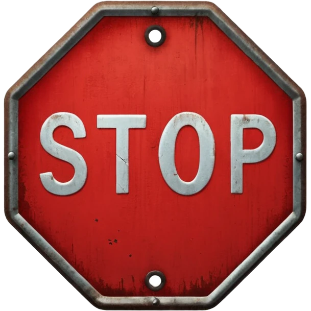 Stop Sign emoji