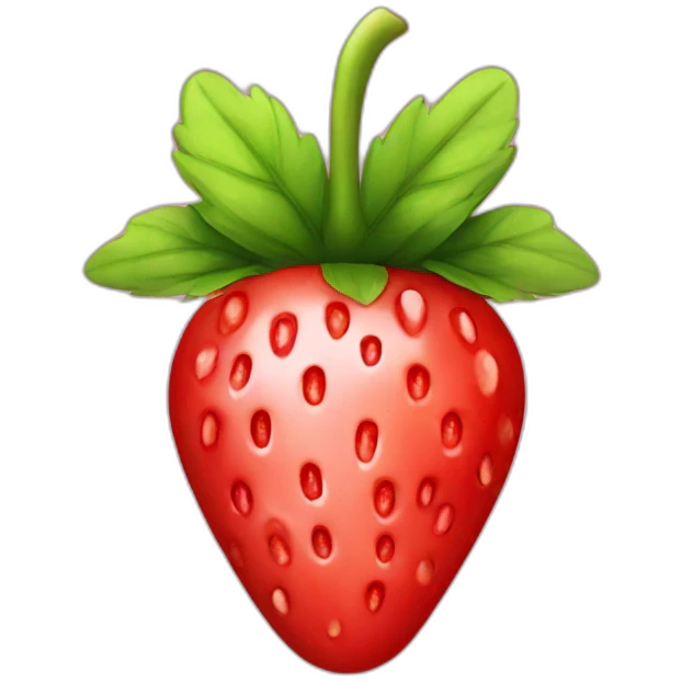 kawai strawberry emoji