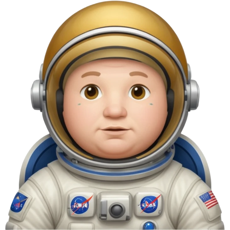 astronaut very fat man emoji