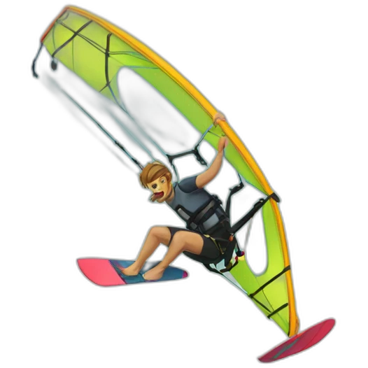 Kitesurfing emoji
