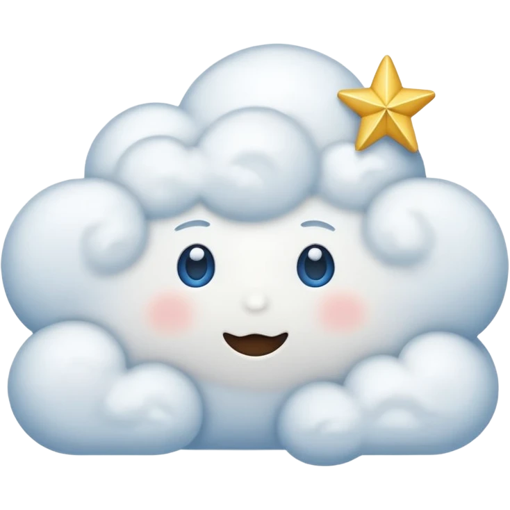 CLOUD  WITH STAR EMOJI emoji