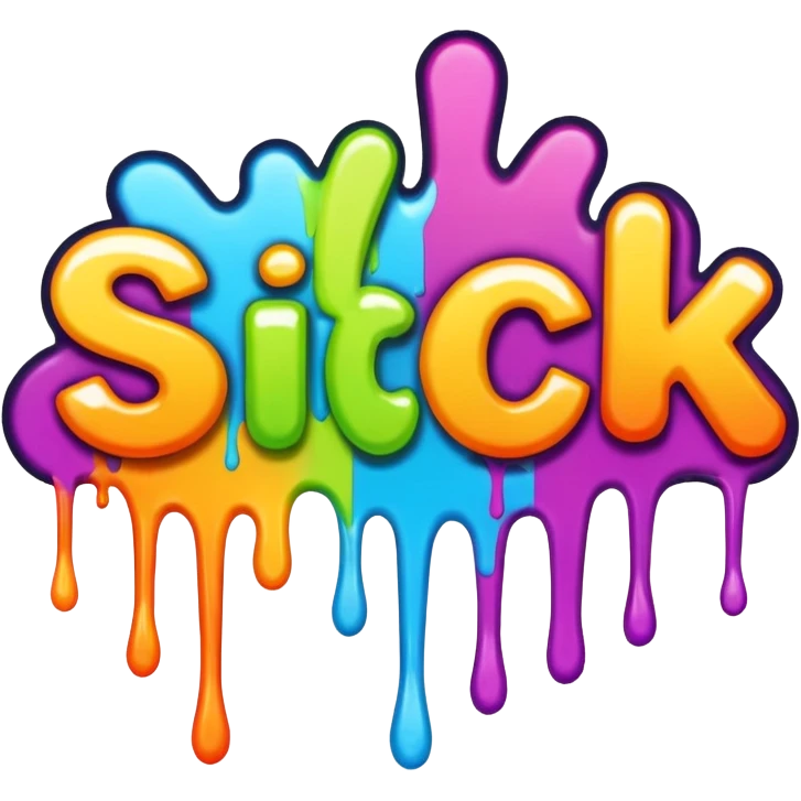 the word SICK in graffiti font emoji