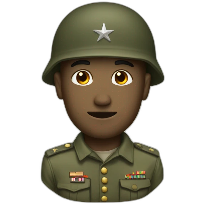 Died-soldier emoji