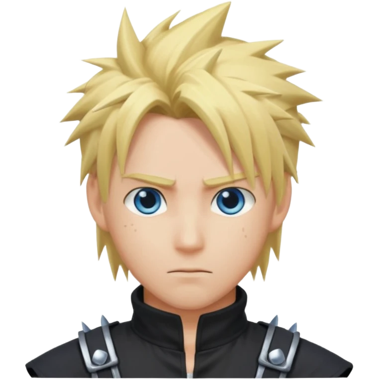 Cloud strife from final fantasy VII emoji