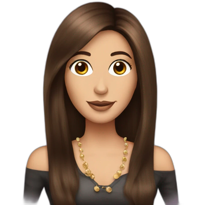 Cher brown hair alcool emoji