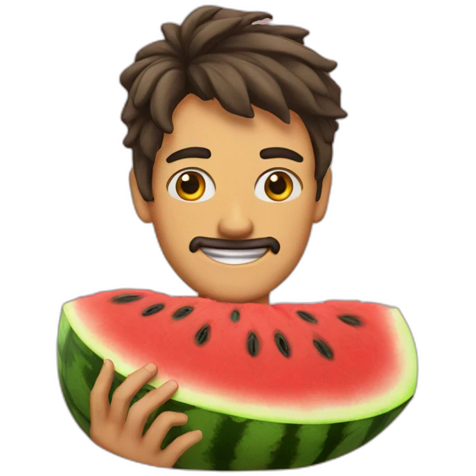 Watermelon profile pic emoji