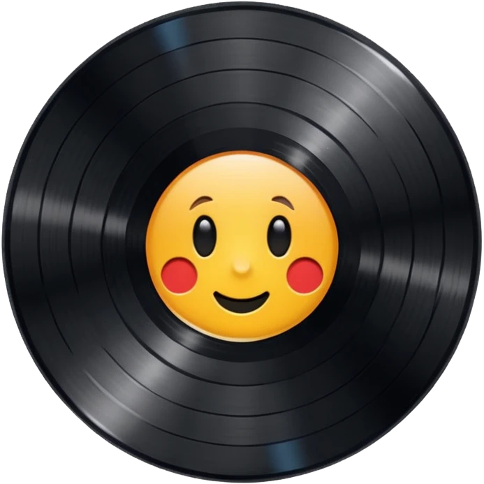 A vynil  emoji