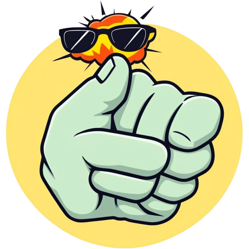 This as a sticker 🤘👊💥😎 emoji
