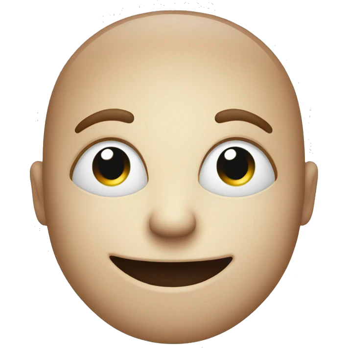 one-eyed smile on white background emoji