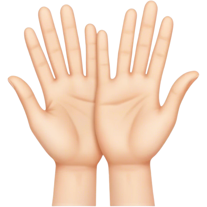 Hands spreading  emoji