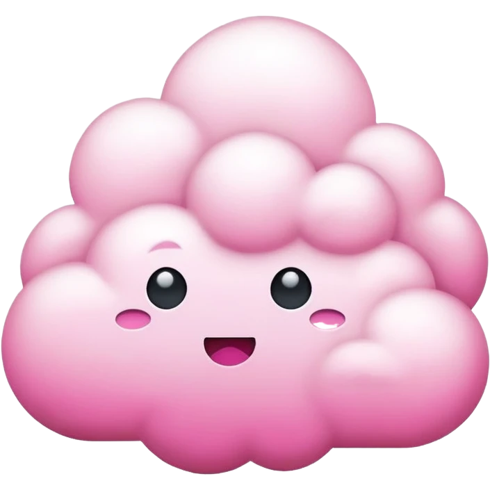 pink cloud storm  emoji