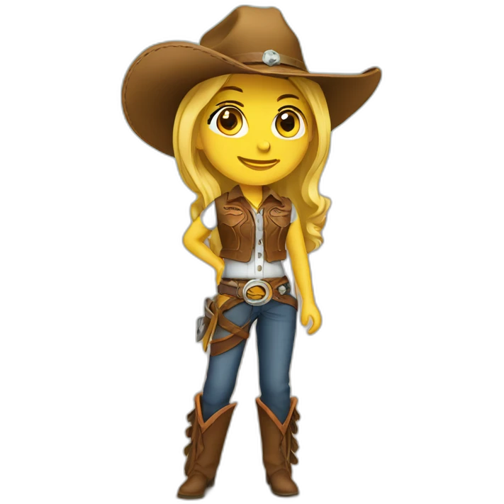 Cowgirl emoji