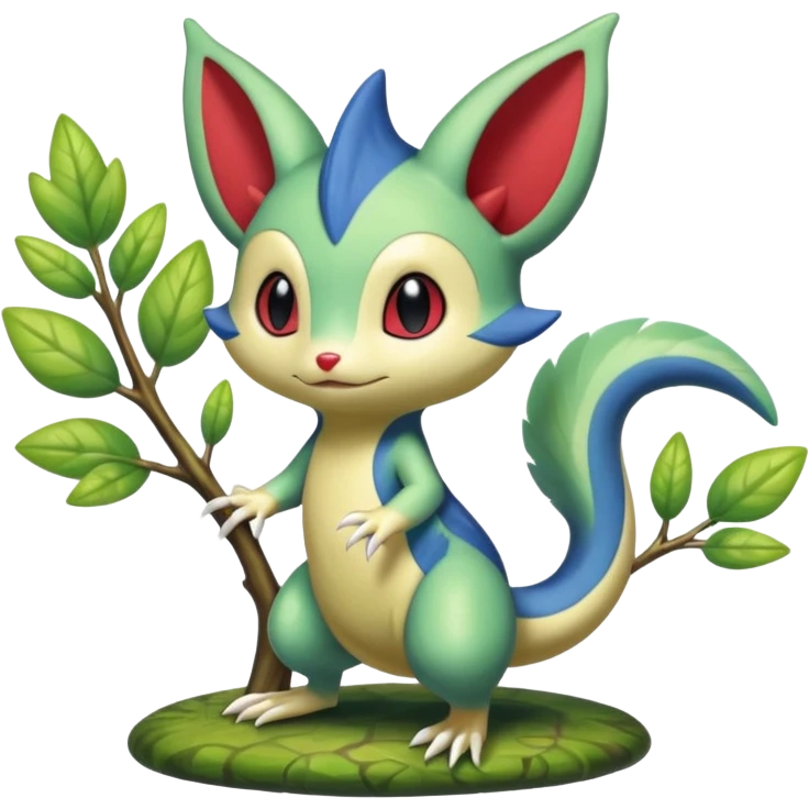 Sneasel-Furret-Treecko-Celebi-fusion emoji