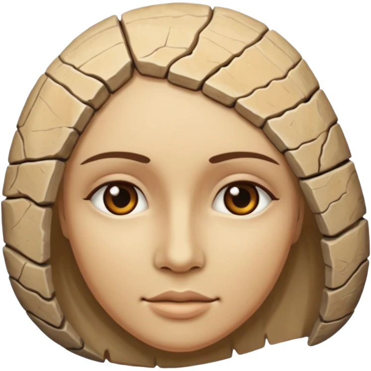 Fossil of a woman emoji