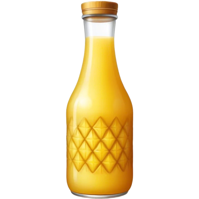 Pineapple juice bottle emoji