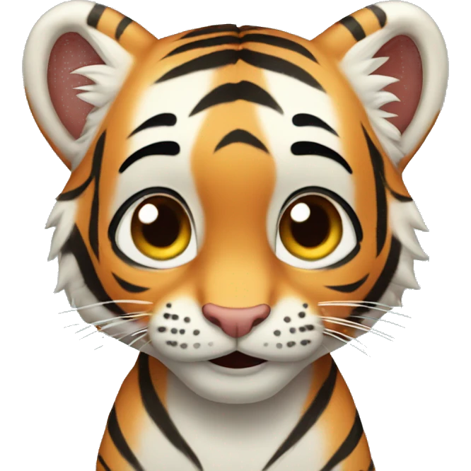 cute tigers emoji
