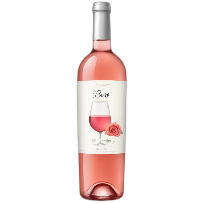Rosé wine emoji