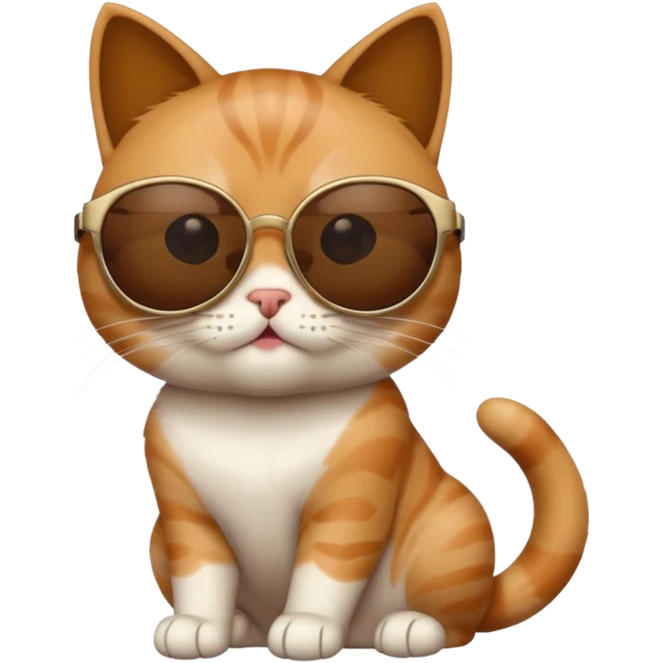 Cat wearing sunglasses emoji