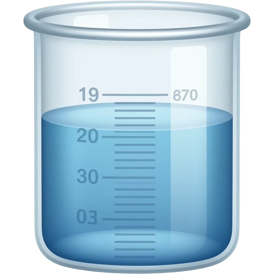 graduated cylinder to calculate volume emoji