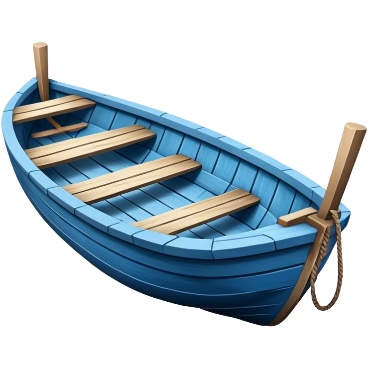 Blue boat emoji