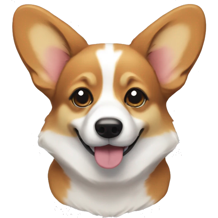 Tri color corgi emoji