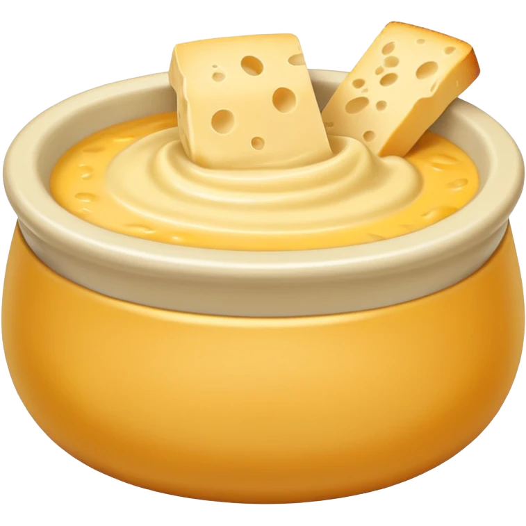 A bowl of queso  emoji