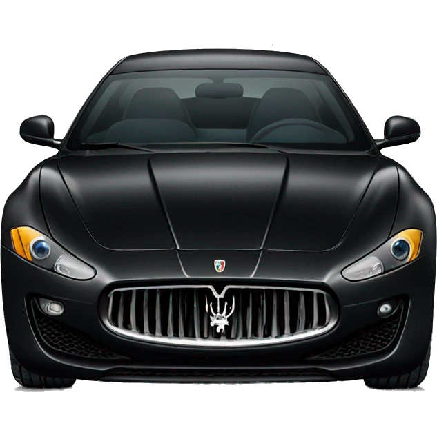 Black maserati car emoji
