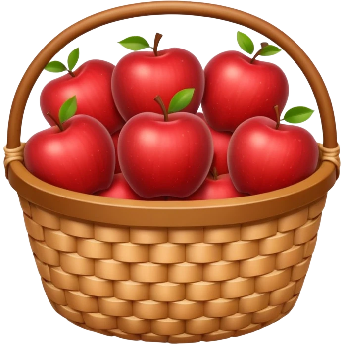 A basket where you pick only the red apples, ignoring the green and yellow apples emoji