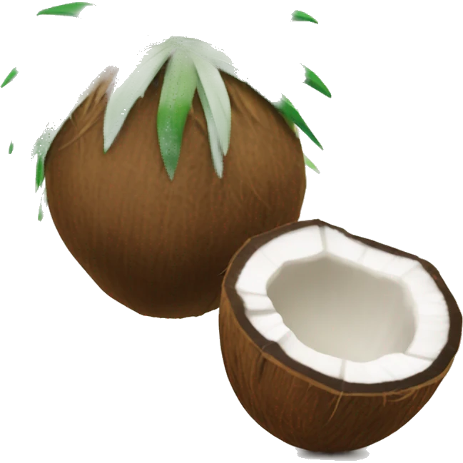 coconut & instagram emoji