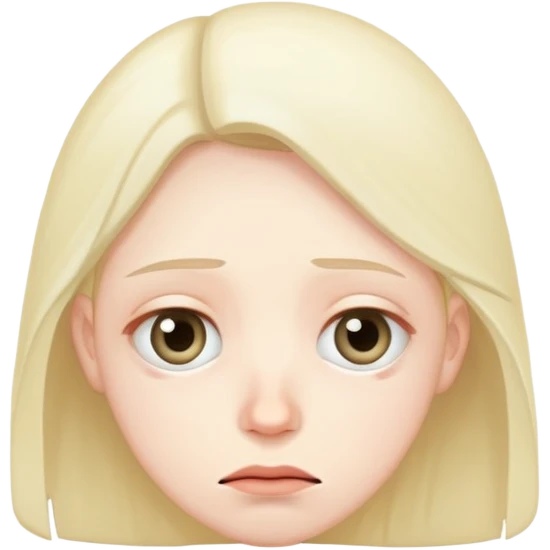 Tired  person ￼ emoji