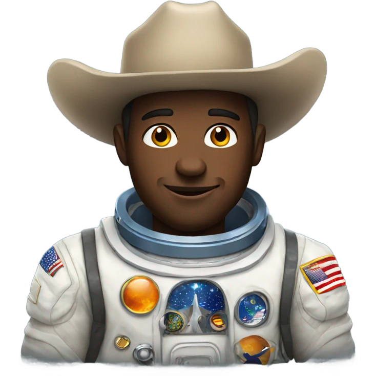 Astronaut cowboy emoji