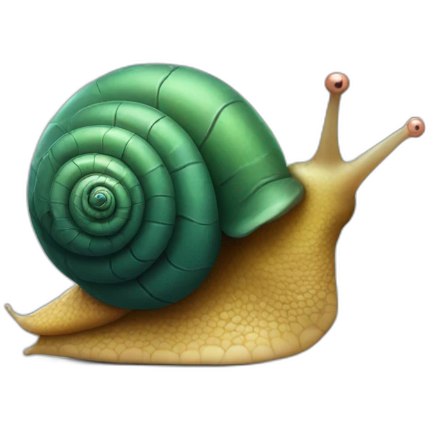 snail with punk crest emoji