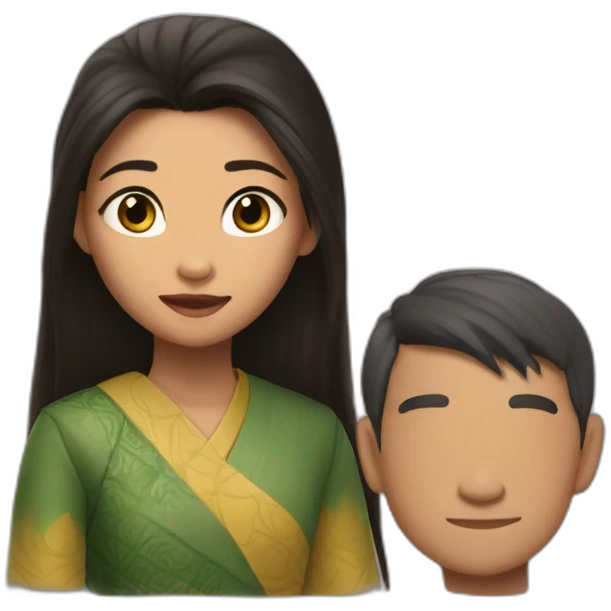Raya and the last dragon movie, vietnamese girl emoji